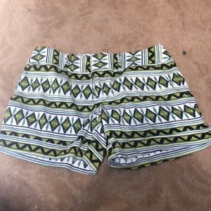 INC aztec pattern shorts